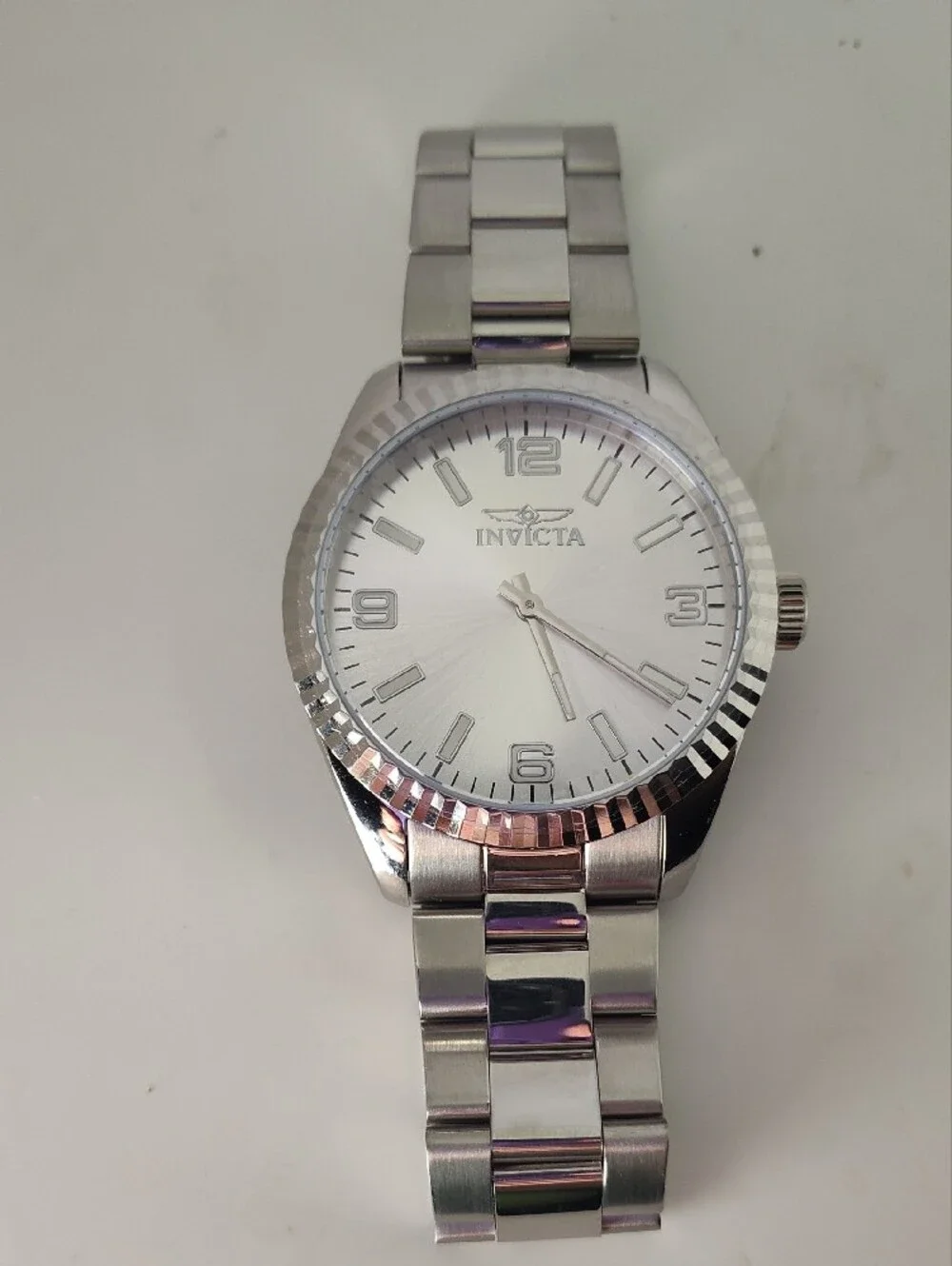 INVICTA MEN'S WATCH SILVER NEW